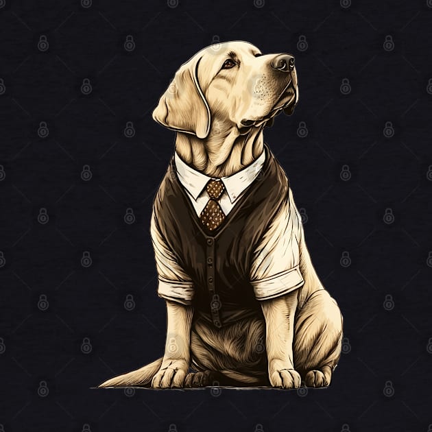 Regal Retriever: A Labrador in Formal Clothing by Reneromt